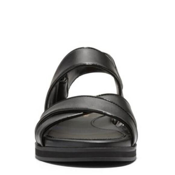 Cole Haan Mirabelle Leather Sandal, Black - Picture 2 of 10